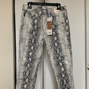Snake Print Pants